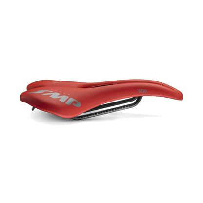Sattel SMP VT30 Breite 155mm Stahlschienen Rot