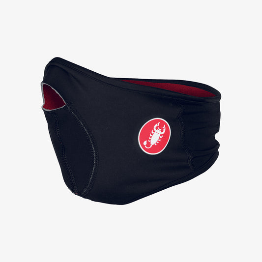 CASTELLI VISO FACE MASK Neckholder Schwarz