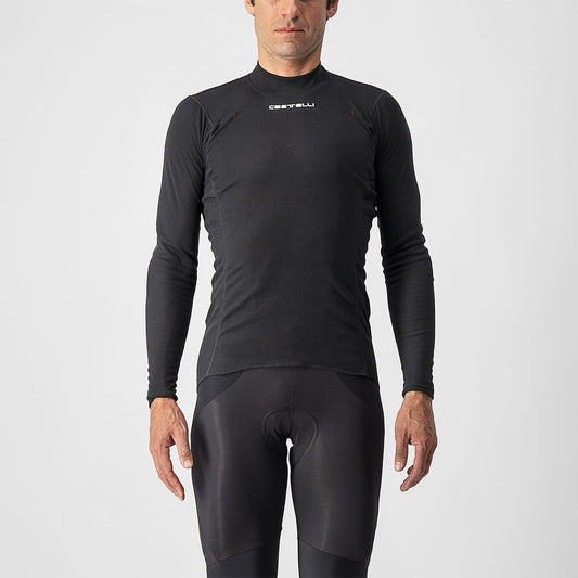 Unterwäsche CASTELLI FLANDERS WARM Longsleeve Schwarz