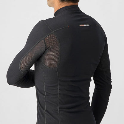 Unterhemd CASTELLI FLANDERS WARM Langarm Schwarz