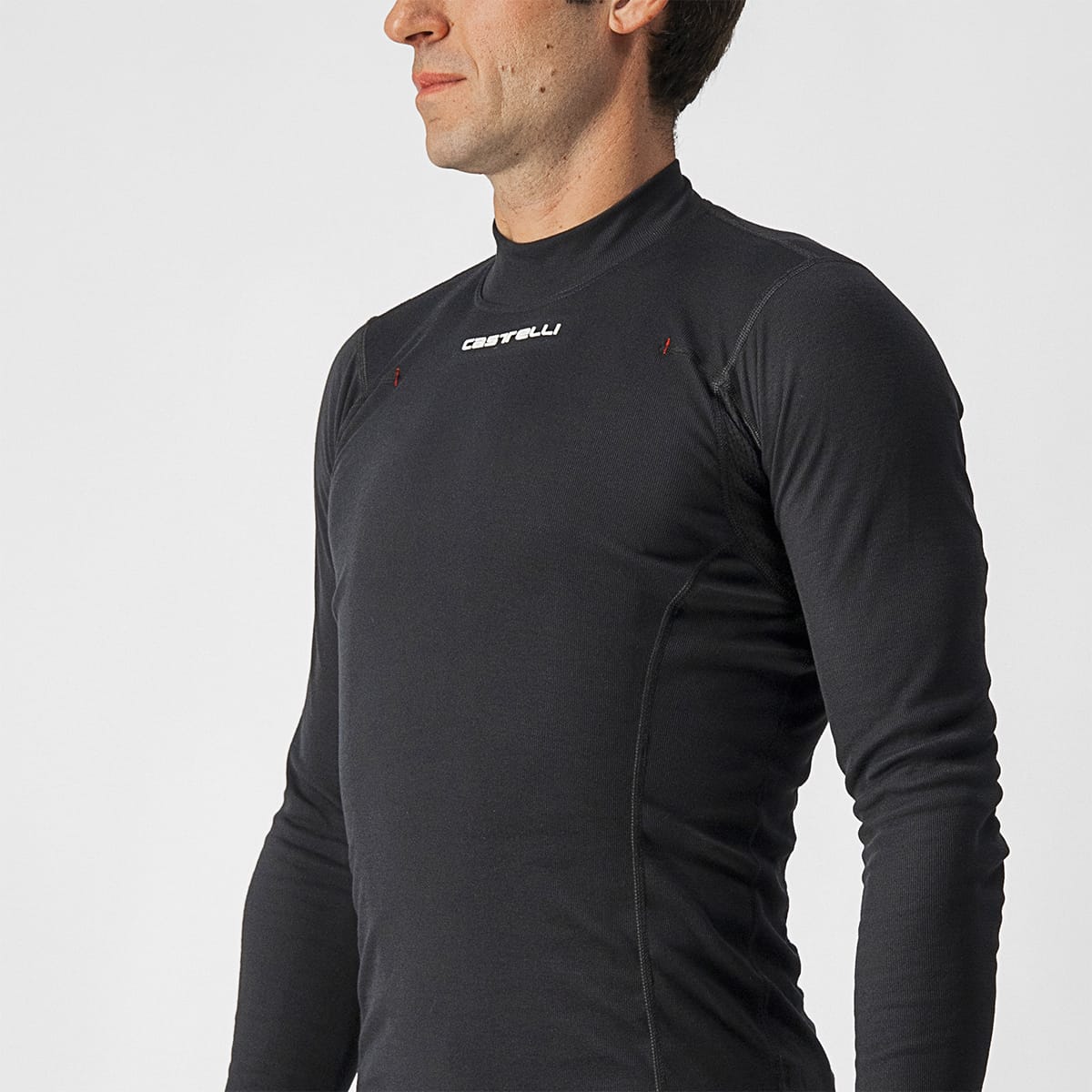 Unterwäsche CASTELLI FLANDERS WARM Longsleeve Schwarz