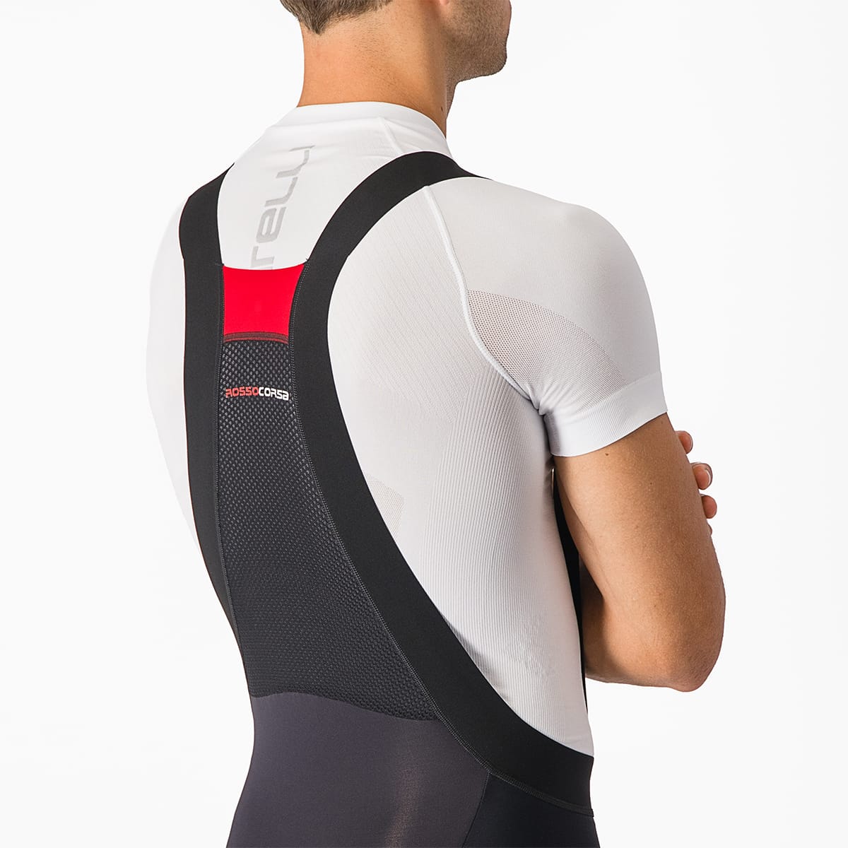 CASTELLI SORPASSO RoS Lange Trägerhose Schwarz