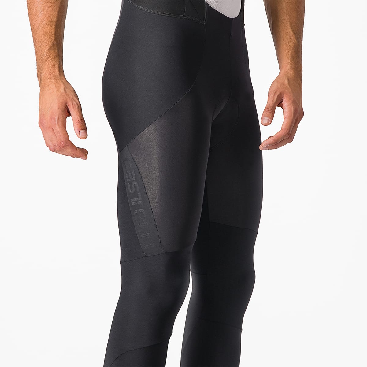 CASTELLI SORPASSO RoS Lange Trägerhose Schwarz