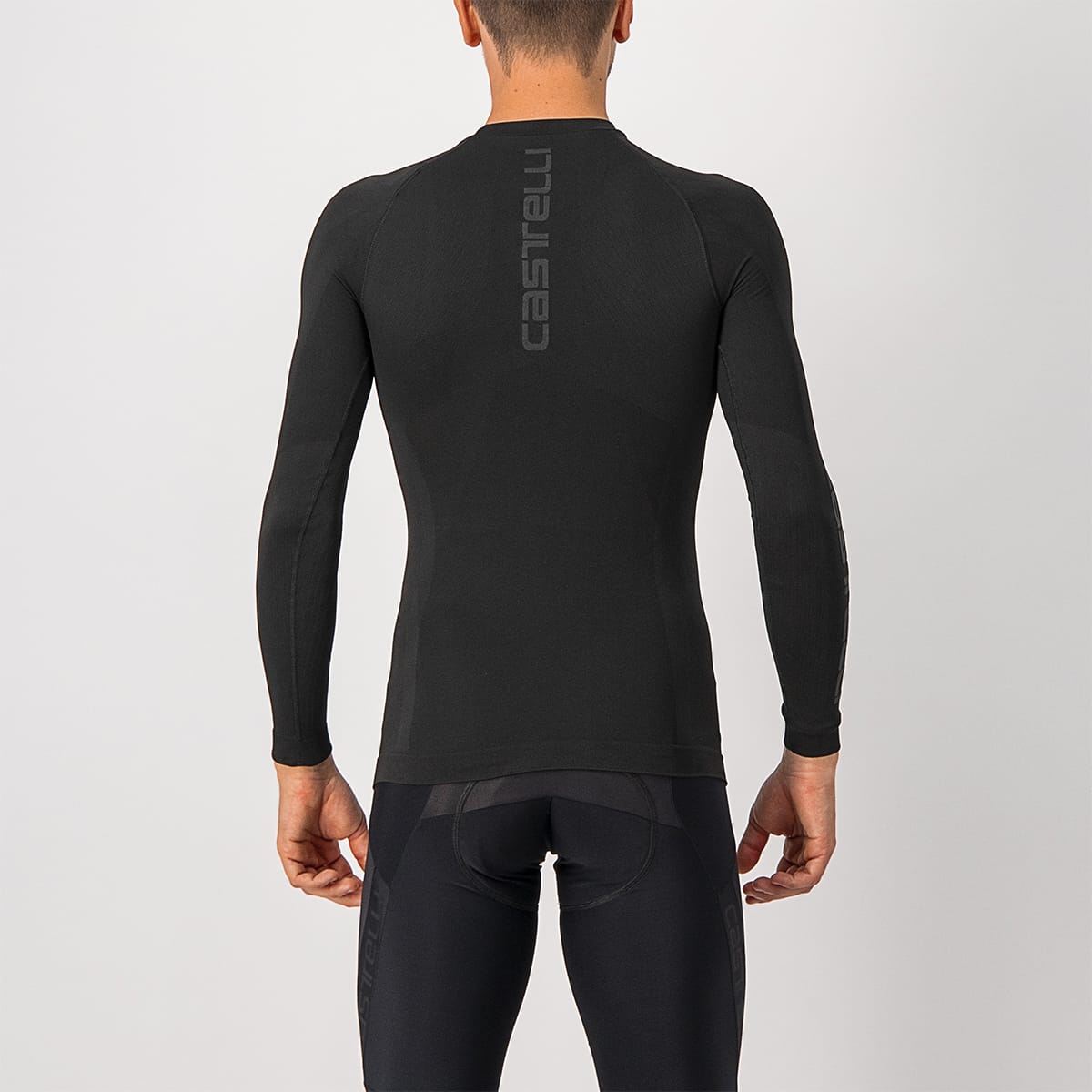 Unterwäsche CASTELLI CORE SEAMLESS Longsleeve Schwarz