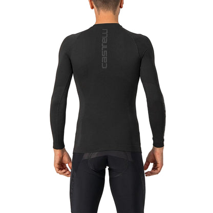 Unterhemd CASTELLI CORE SEAMLESS Lange Ärmel Schwarz