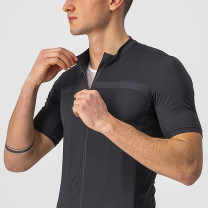 Trikot CASTELLI CLASSIFICA Kurzarm Schwarz