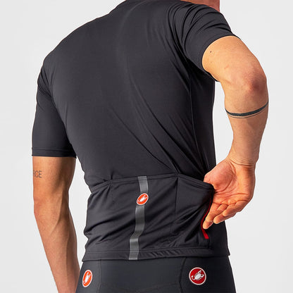 Trikot CASTELLI CLASSIFICA Kurzarm Schwarz