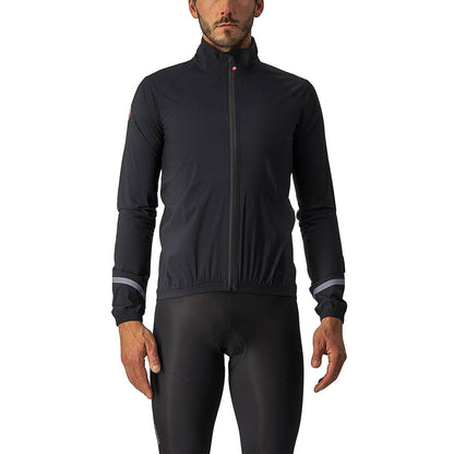Jacke CASTELLI EMERGENCY 2 RAIN Schwarz