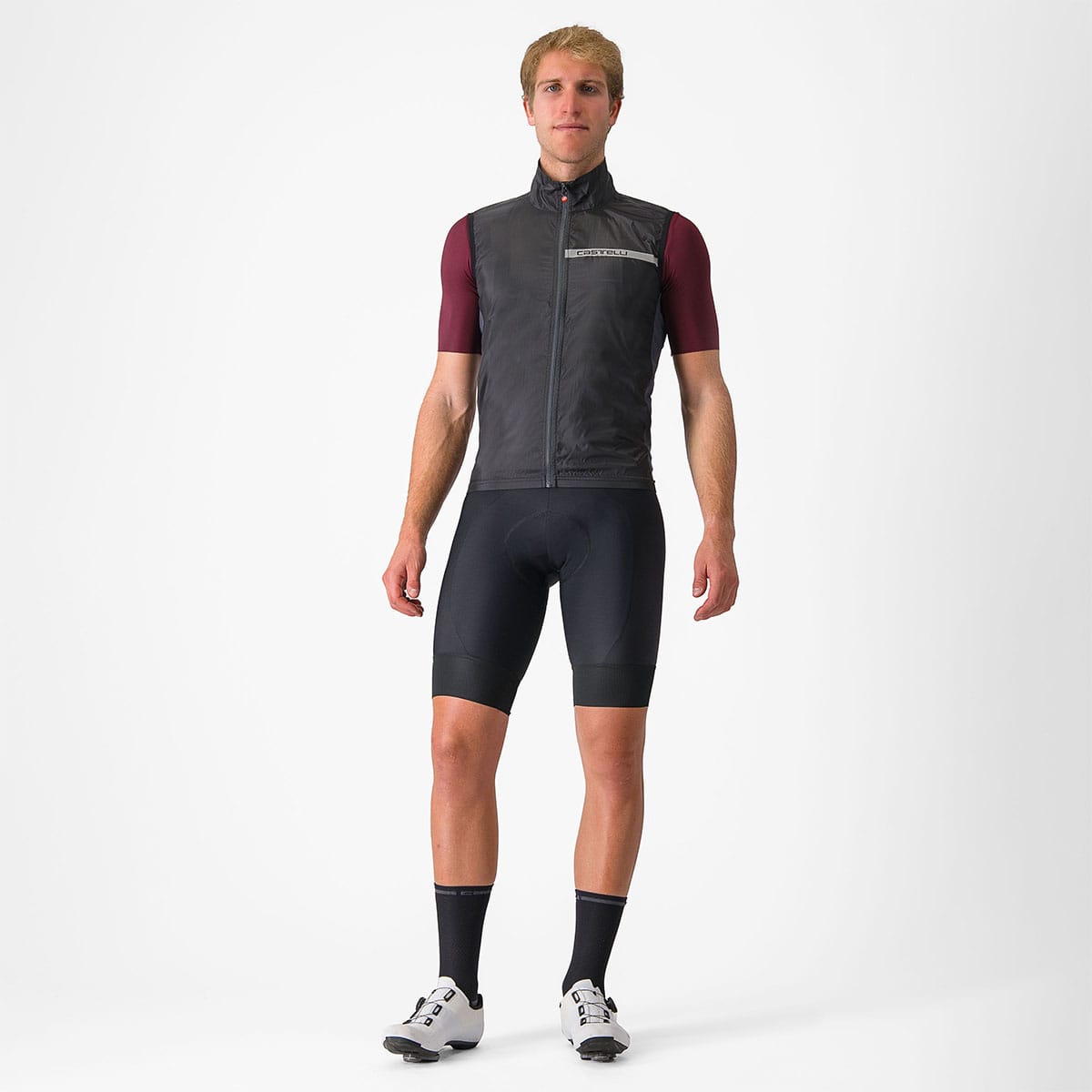 CASTELLI SQUADRA STRETCH Weste Schwarz/Grau