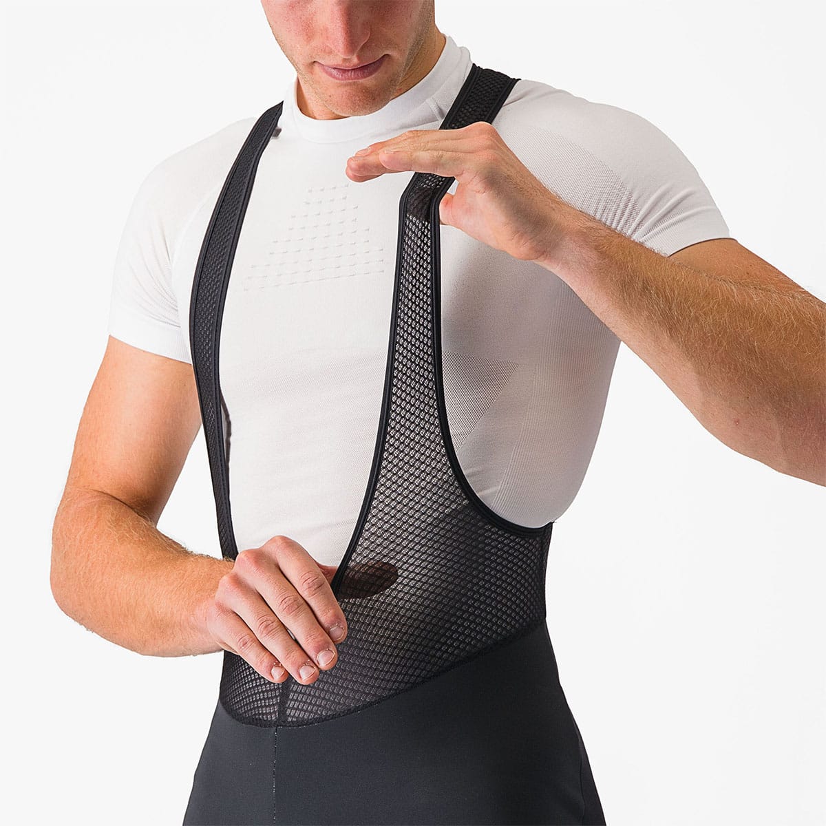 CASTELLI POLARE 3 Lange Trägerhose Schwarz