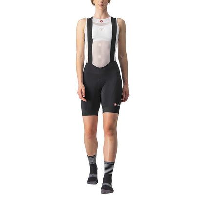 Kurze Radhose CASTELLI ENDURANCE Damen Schwarz