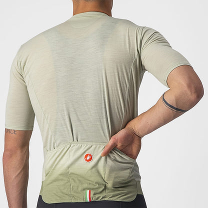 Trikot CASTELLI ESSENZA Kurzarm Grün
