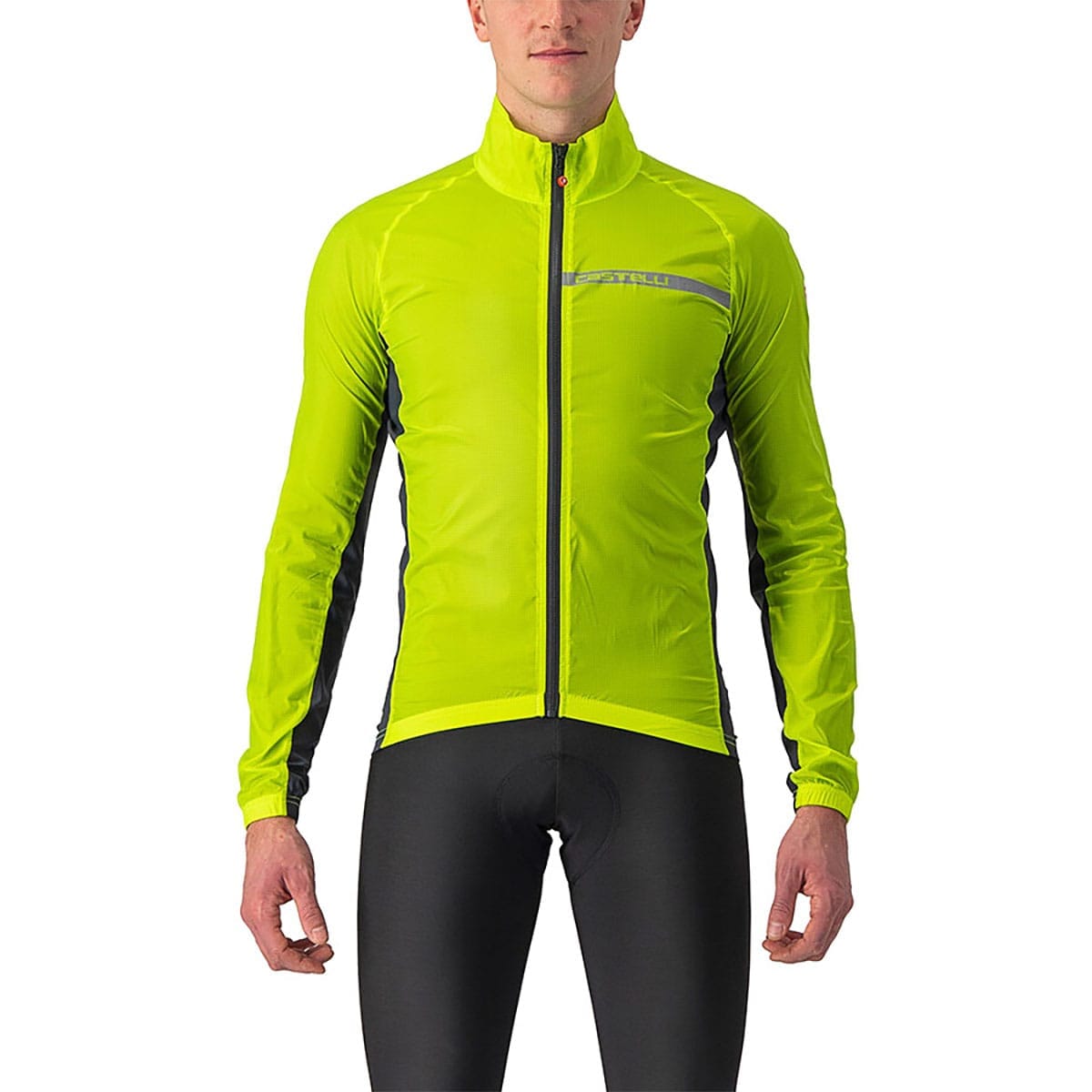 Veste CASTELLI SQUADRA STRETCH Jaune/Gris