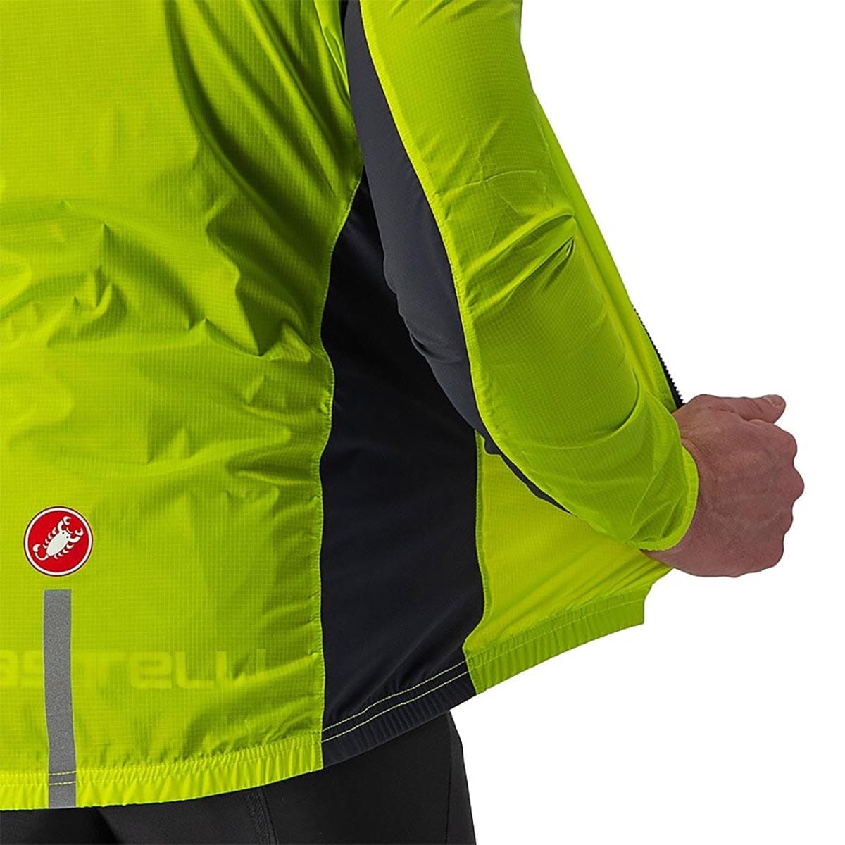 Veste CASTELLI SQUADRA STRETCH Jaune/Gris