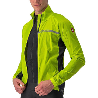 Jacke CASTELLI SQUADRA STRETCH Gelb/Grau