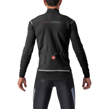 Jacke CASTELLI PERFETTO ROS 2 Schwarz/Schwarz Reflex