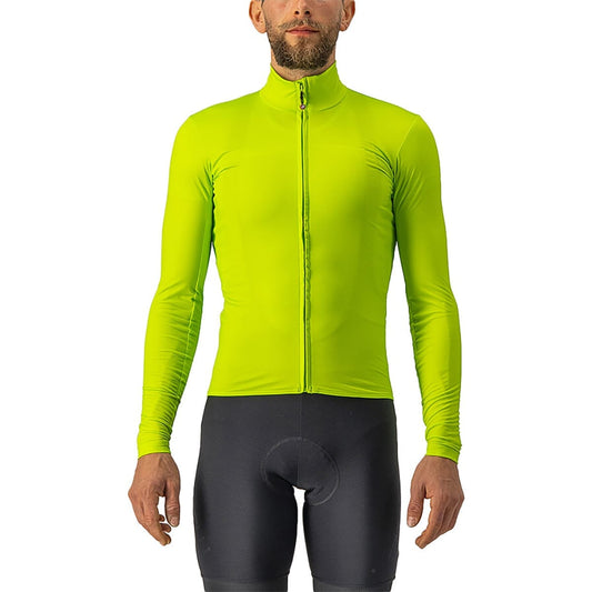 Maillot CASTELLI PRO THERMAL MID Manches Longues Jaune