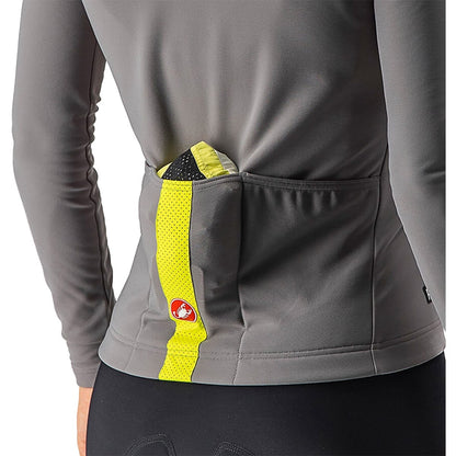 Jacke CASTELLI EMERGENCY 2 RAIN Damen Gelb