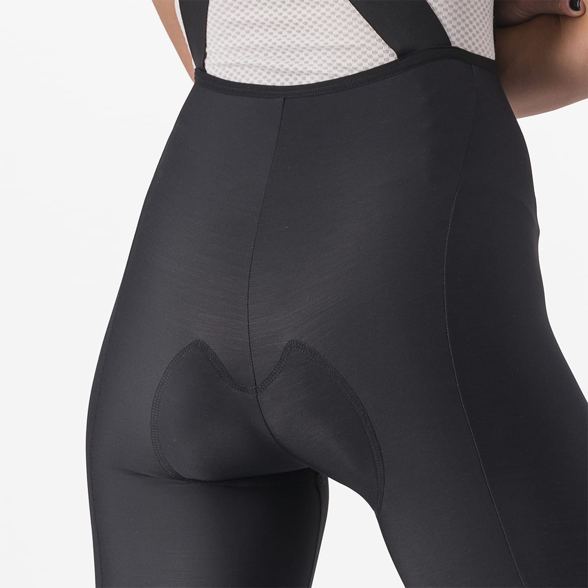 CASTELLI VELOCISSIMA DT Damen Lange Trägerhose Schwarz Reflex