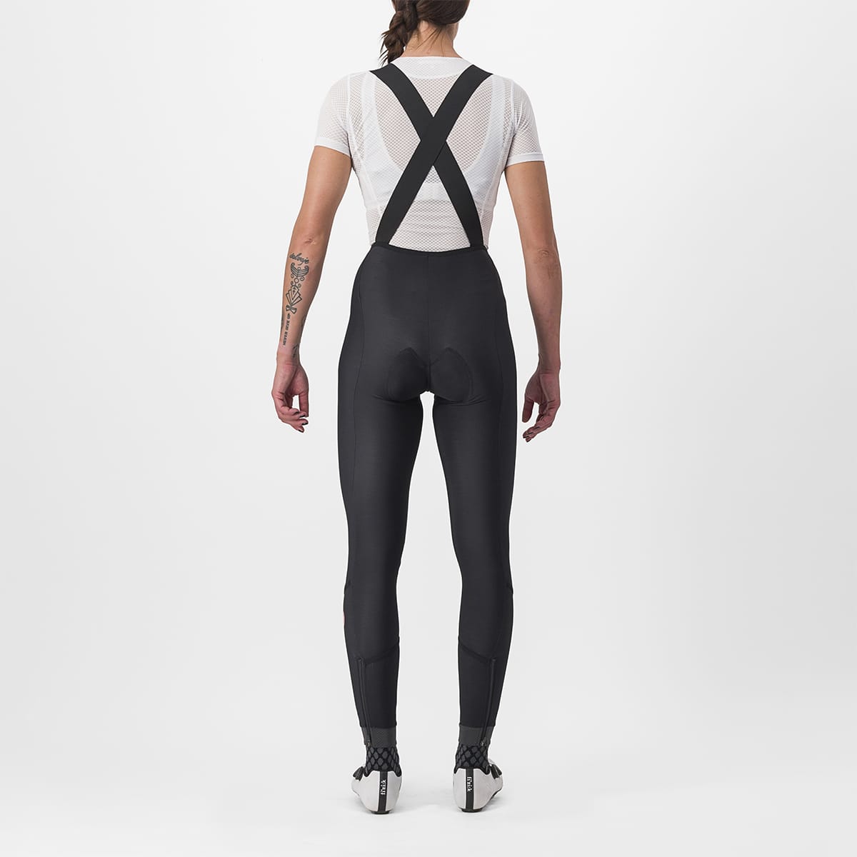 CASTELLI VELOCISSIMA DT Damen Lange Trägerhose Schwarz Reflex