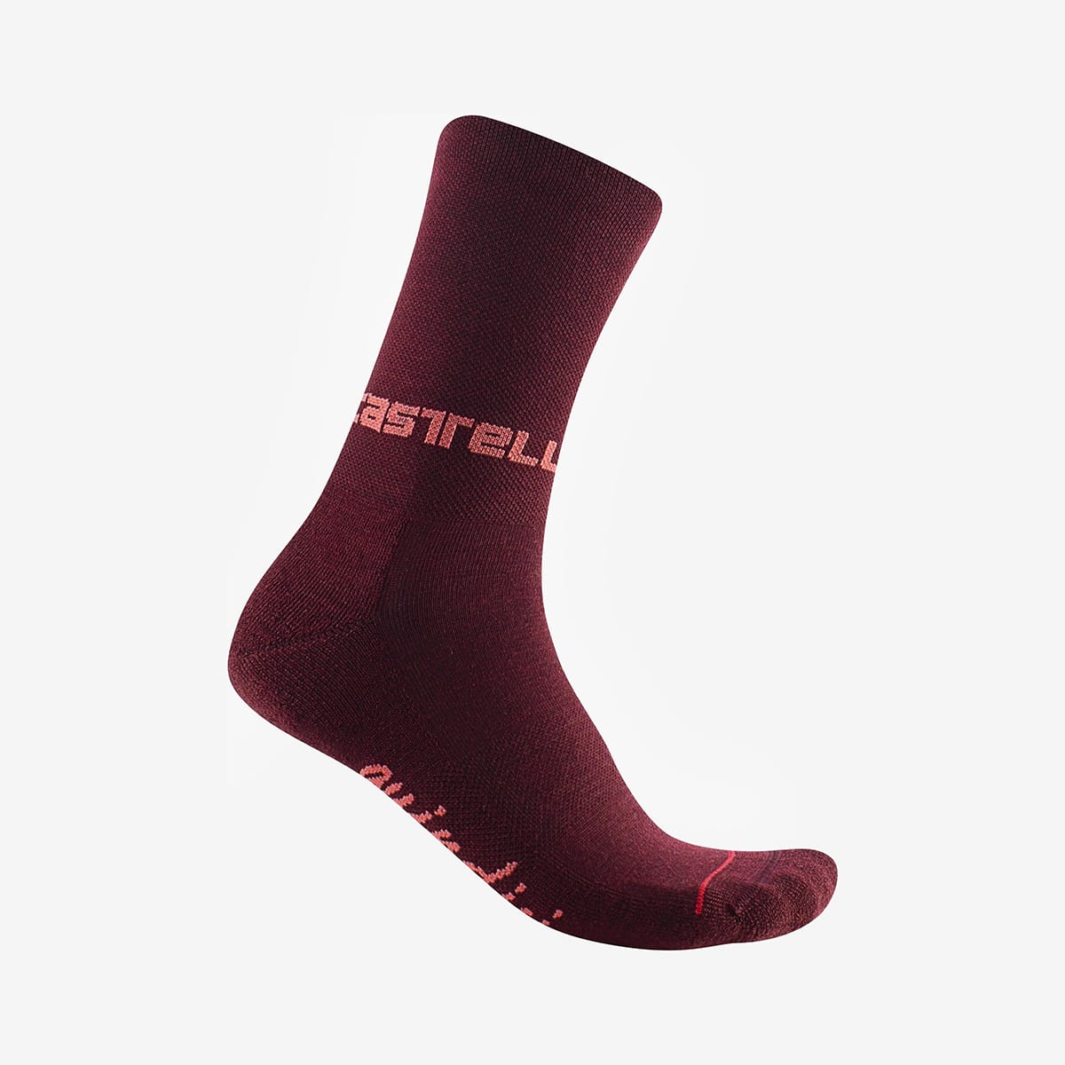 CASTELLI QUINDICI SOFT MERINO Damen Socken Bordeaux