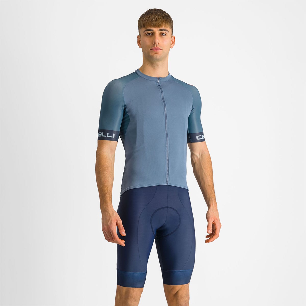 CASTELLI ENTRATA 2 Kurze Trägerhose Blau