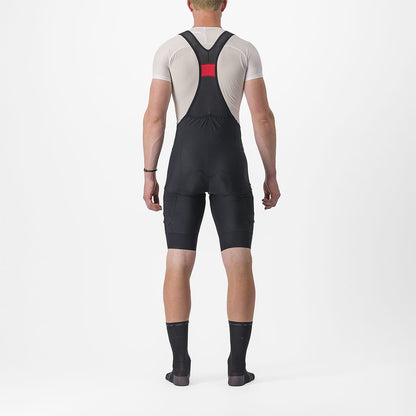Kurze Trägerhose CASTELLI UNLIMITED CARGO Schwarz