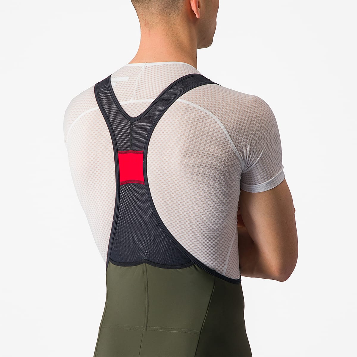 CASTELLI UNLIMITED CARGO Kurze Trägerhose Grün