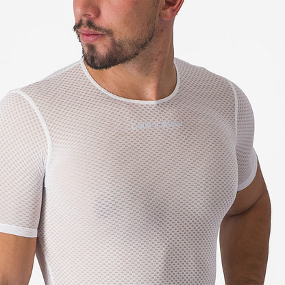 Unterwäsche CASTELLI PRO MESH 2.0 Kurzarm Weiß
