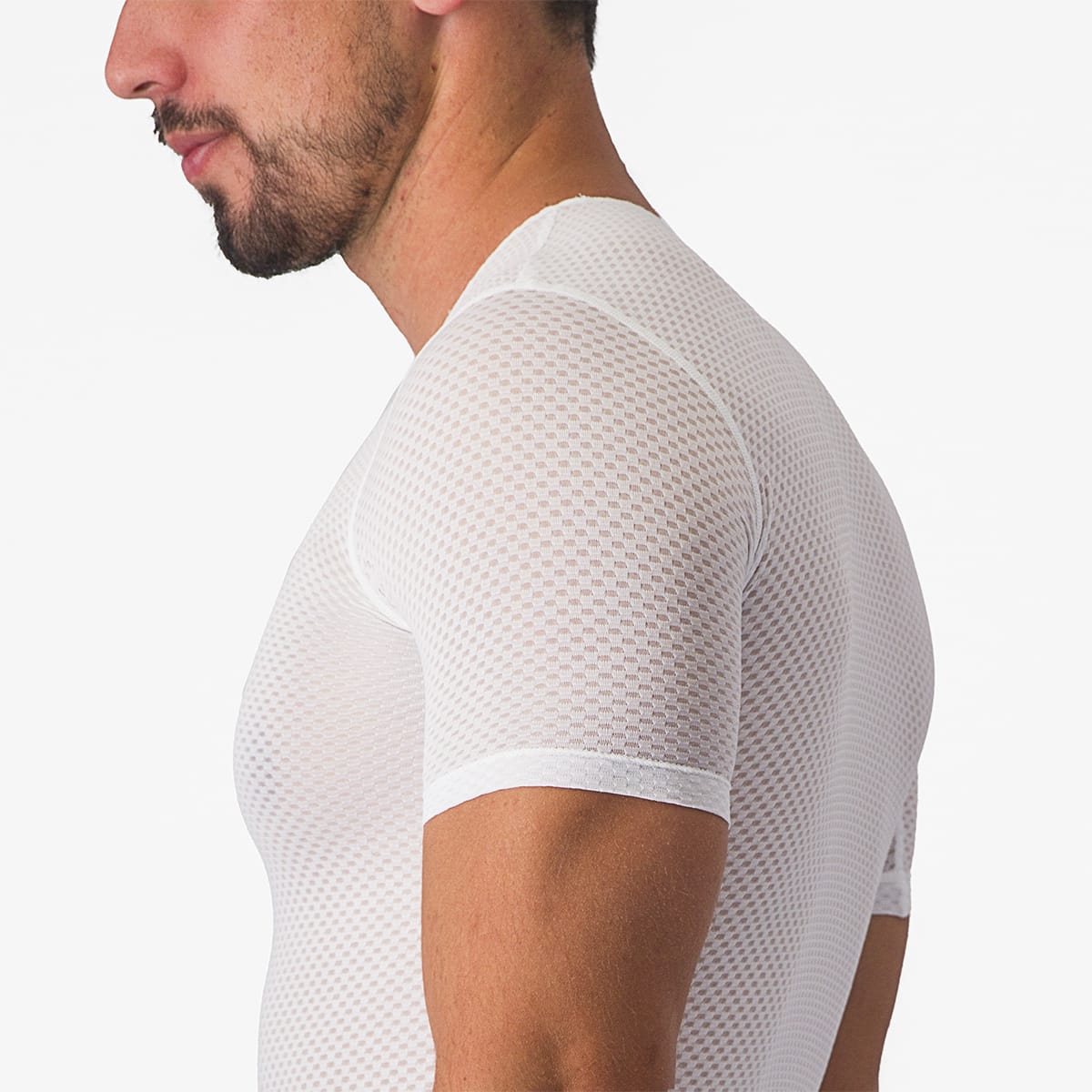 CASTELLI PRO MESH 2.0 Kurzarm Technisches Unterkleid Weiß