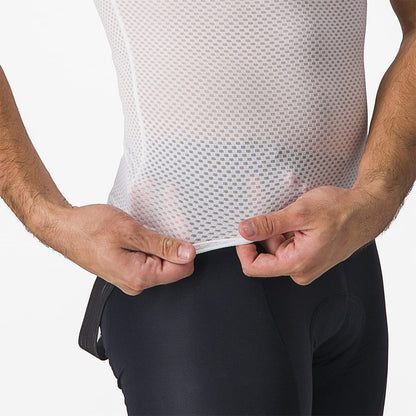 Unterwäsche CASTELLI PRO MESH 2.0 Kurzarm Weiß