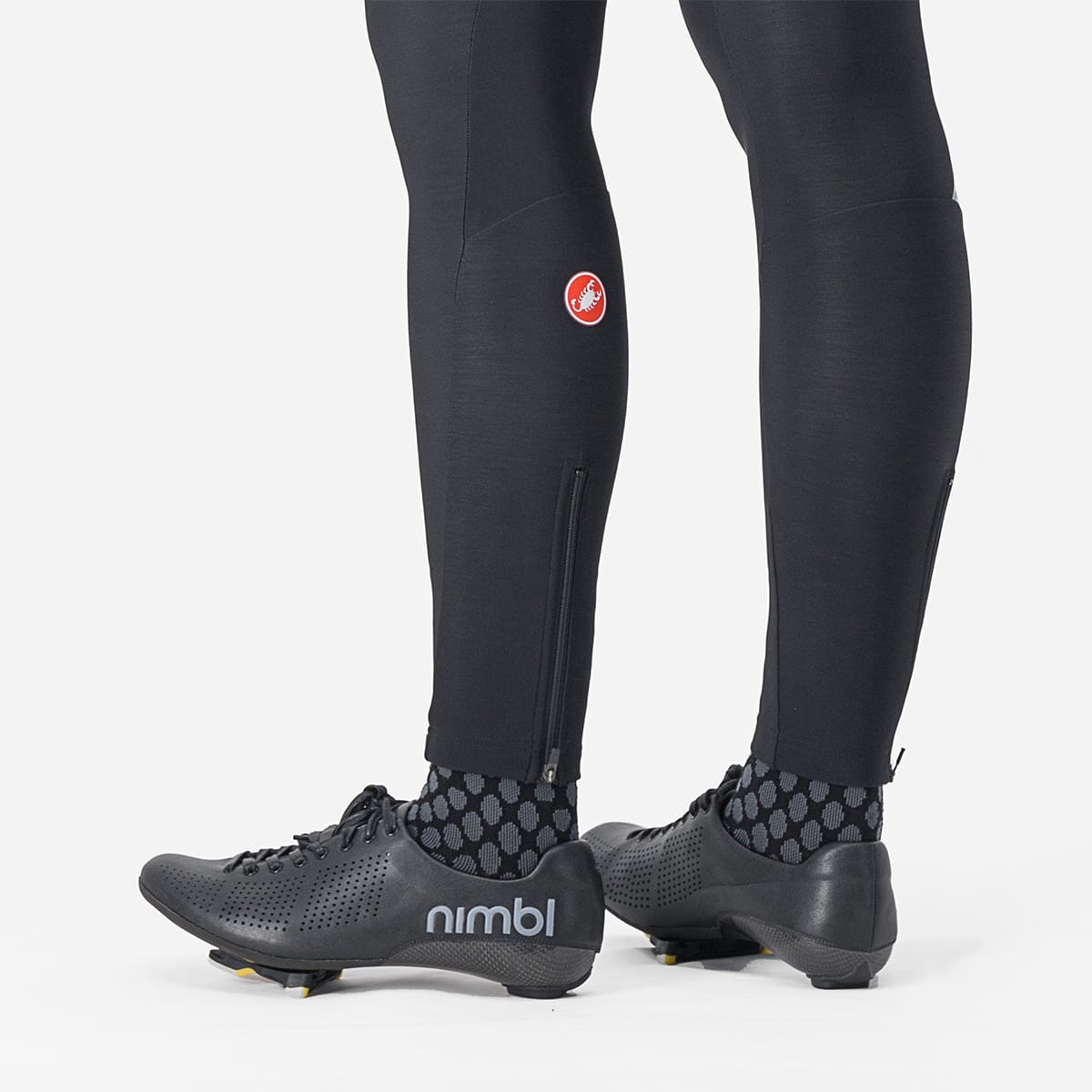 CASTELLI ENTRATA Damen Lange Radlerhose Schwarz