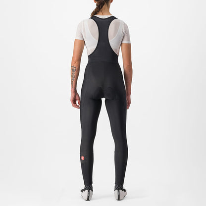 Lange Trägerhose CASTELLI ENTRATA Damen Schwarz