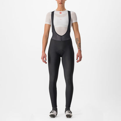 Lange Trägerhose CASTELLI ENTRATA Damen Schwarz