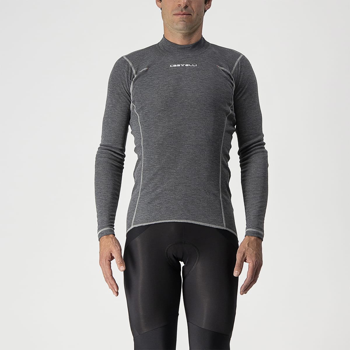 Unterwäsche CASTELLI FLANDERS WARM Longsleeve Grau