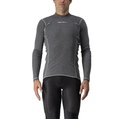 Unterhemd CASTELLI FLANDERS WARM Langarm Grau