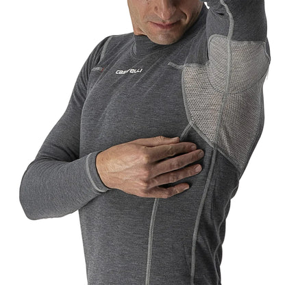 Unterhemd CASTELLI FLANDERS WARM Langarm Grau