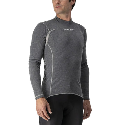 Unterhemd CASTELLI FLANDERS WARM Langarm Grau