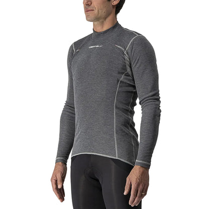 Unterhemd CASTELLI FLANDERS WARM Langarm Grau