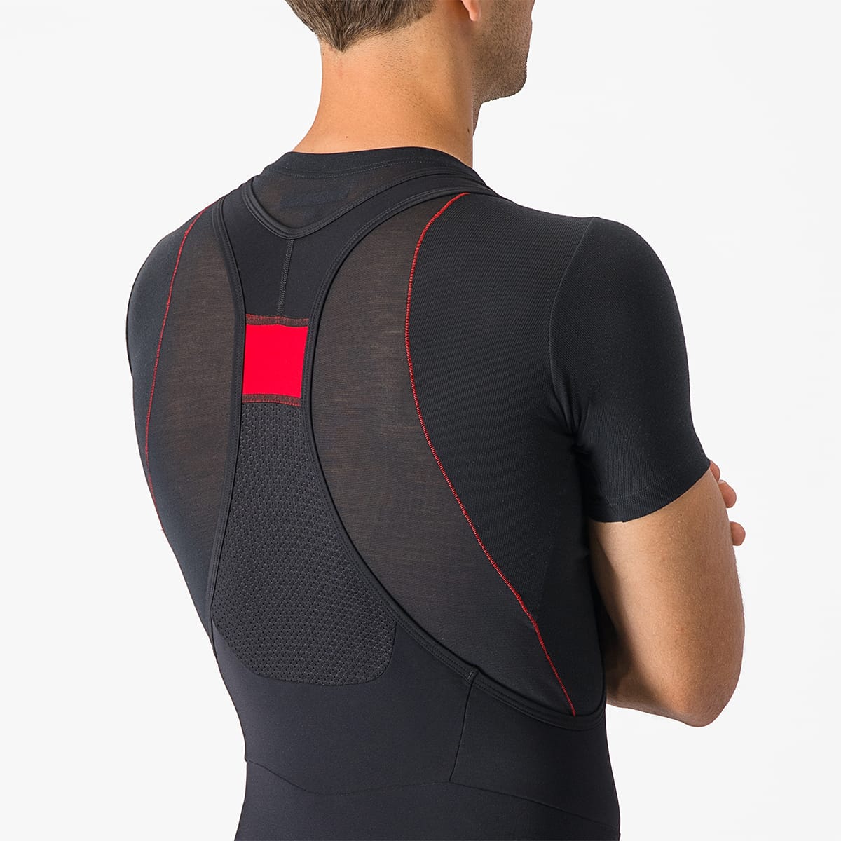 CASTELLI TUTTO NANO Lange Trägerhose Schwarz