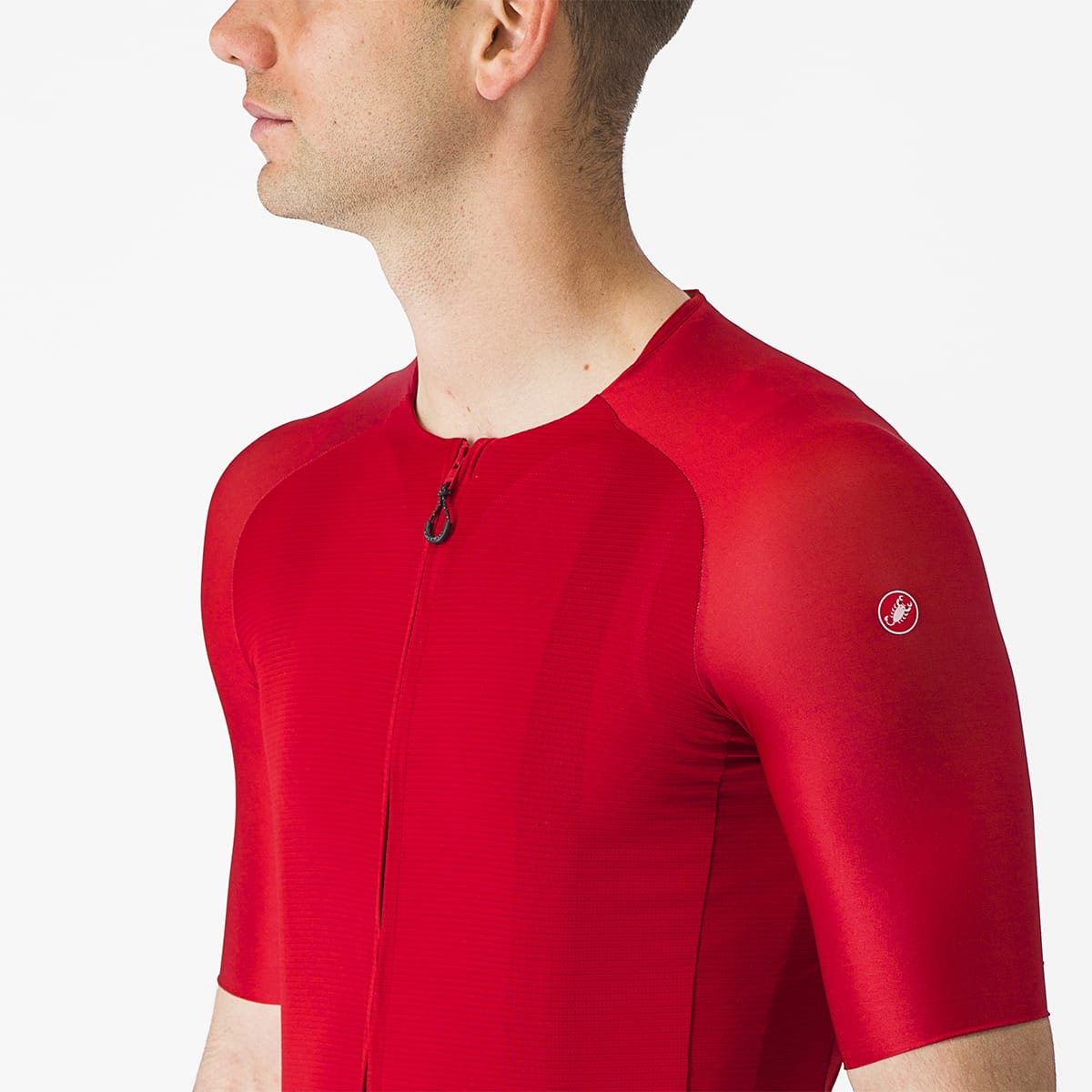 CASTELLI AERO RACE 7.0 Trikot Kurzarm Rot