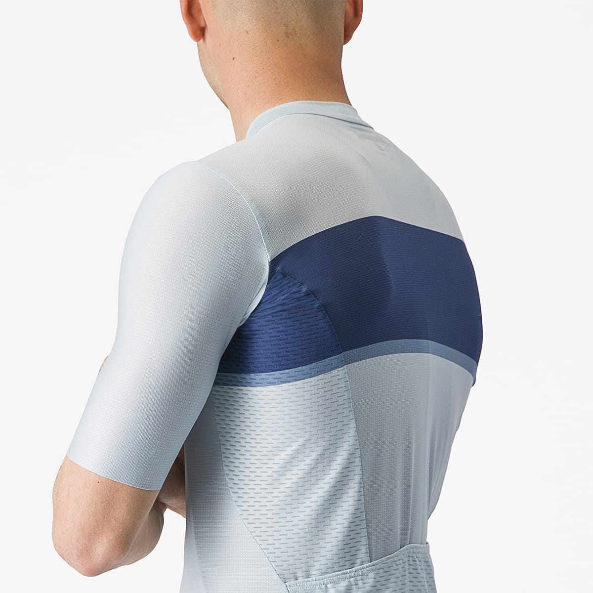 Trikot CASTELLI TRADIZIONE Kurzarm Blau