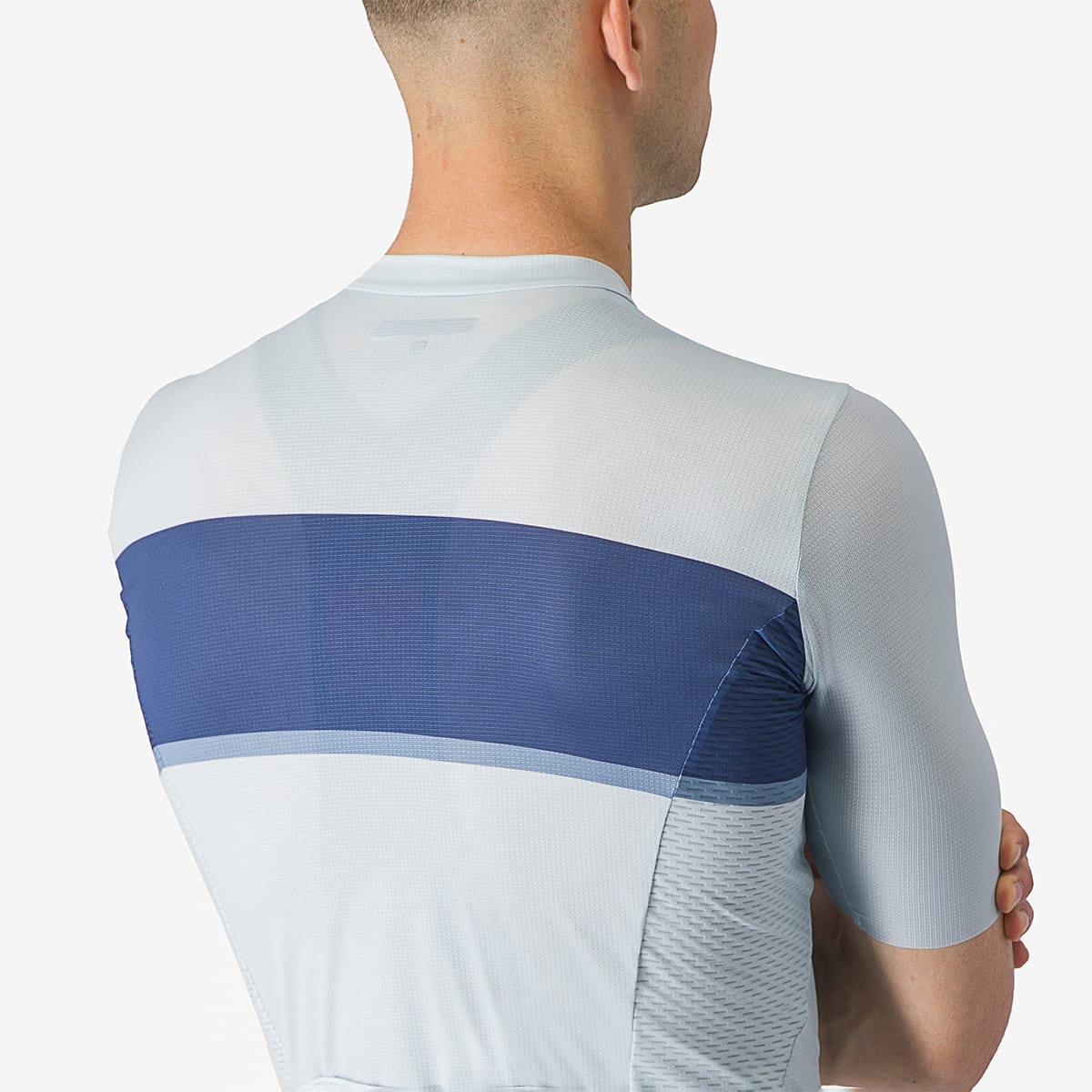 Trikot CASTELLI TRADIZIONE Kurzarm Blau