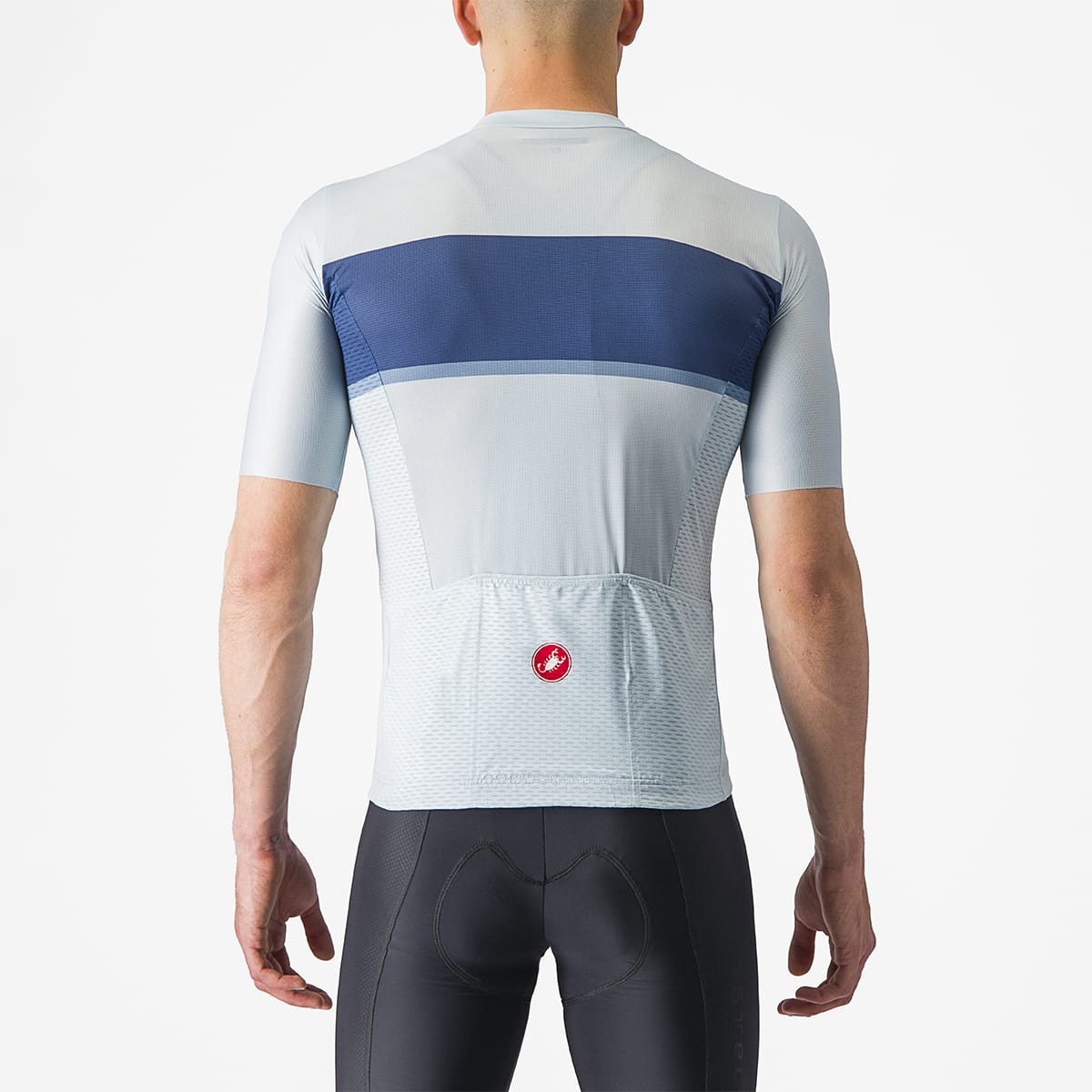 Trikot CASTELLI TRADIZIONE Kurzarm Blau