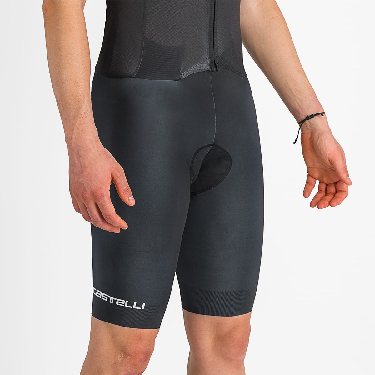 Einteiler CASTELLI SANREMO BTW SPEED Kurzarm Schwarz