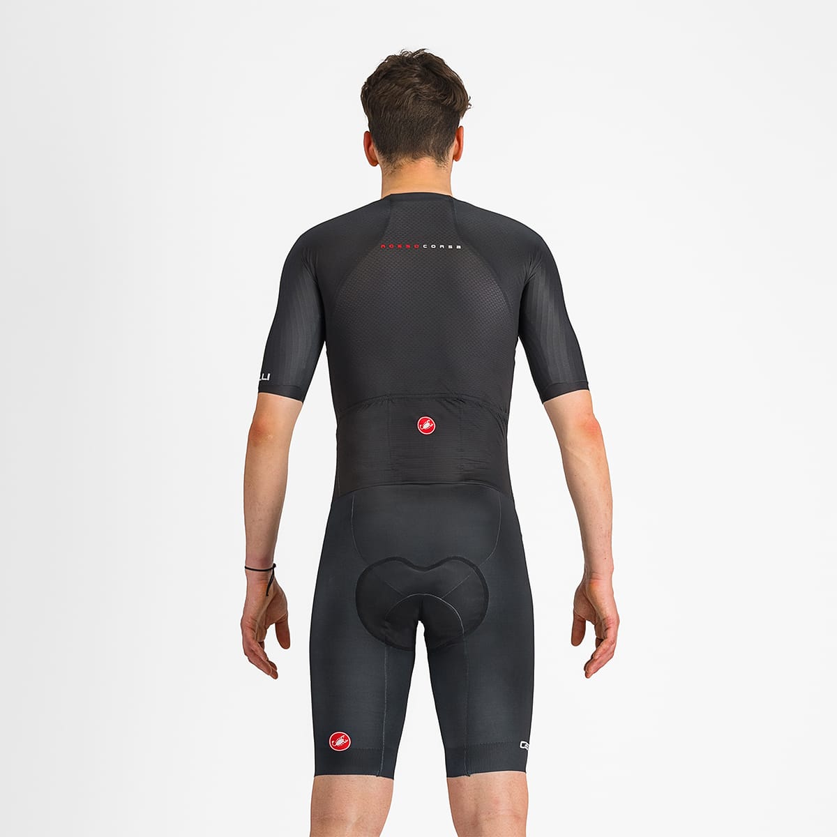 Einteiler CASTELLI SANREMO BTW SPEED Kurzarm Schwarz