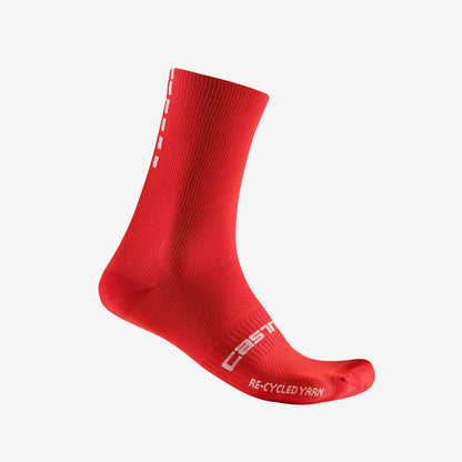 Socken CASTELLI RE-CYCLE THERMAL 18 Rot