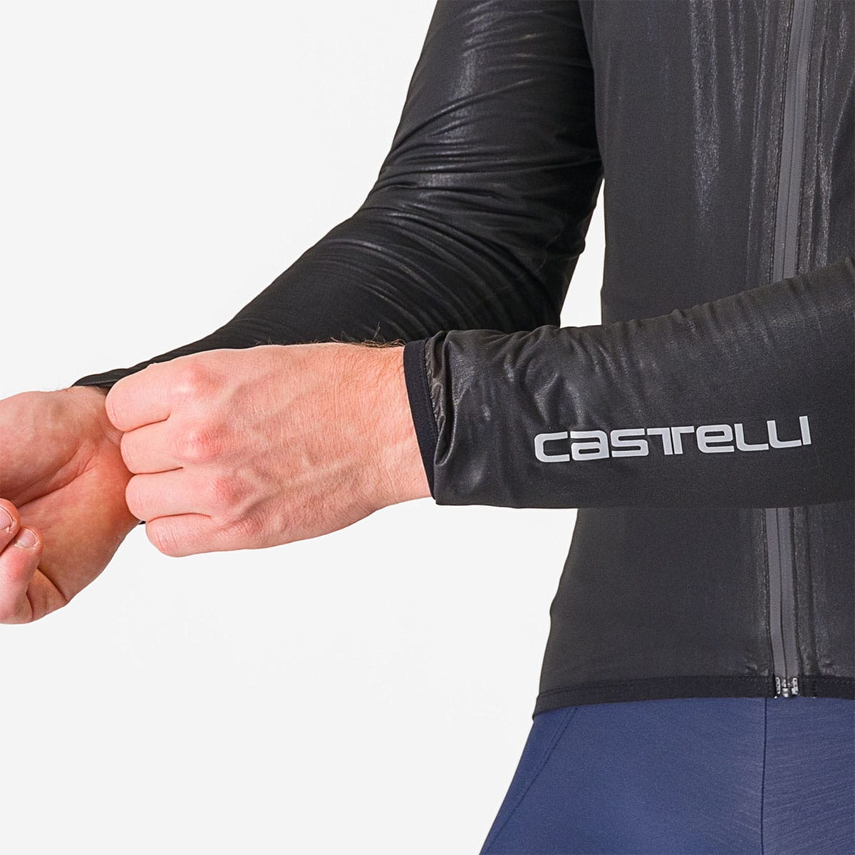 CASTELLI SQUALL SHELL Jacke Schwarz/Grau