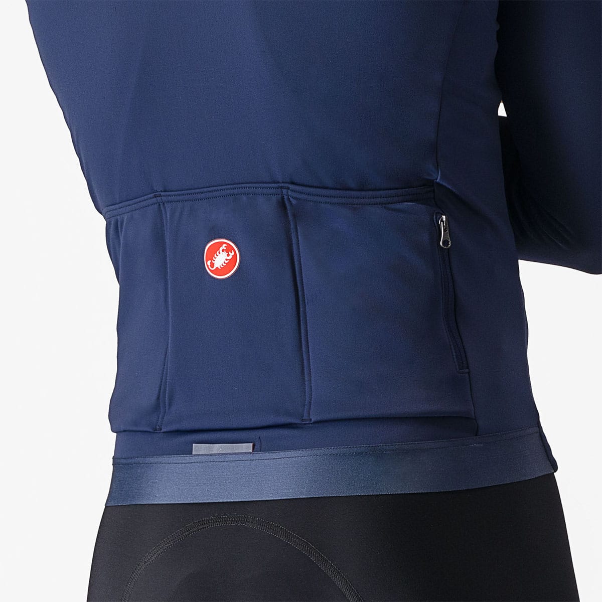 CASTELLI ESPRESSO THERMAL Trikot Langarm Blau