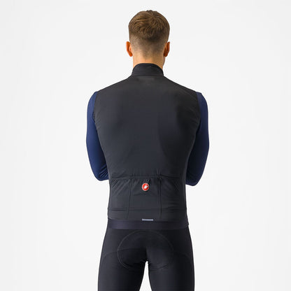 Ärmellose Jacke CASTELLI ESPRESSO Schwarz